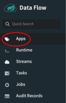 Select App Tab
