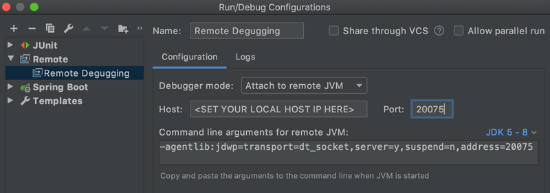 SCDF Remote Debug Apps SCDF Remote Debug Apps